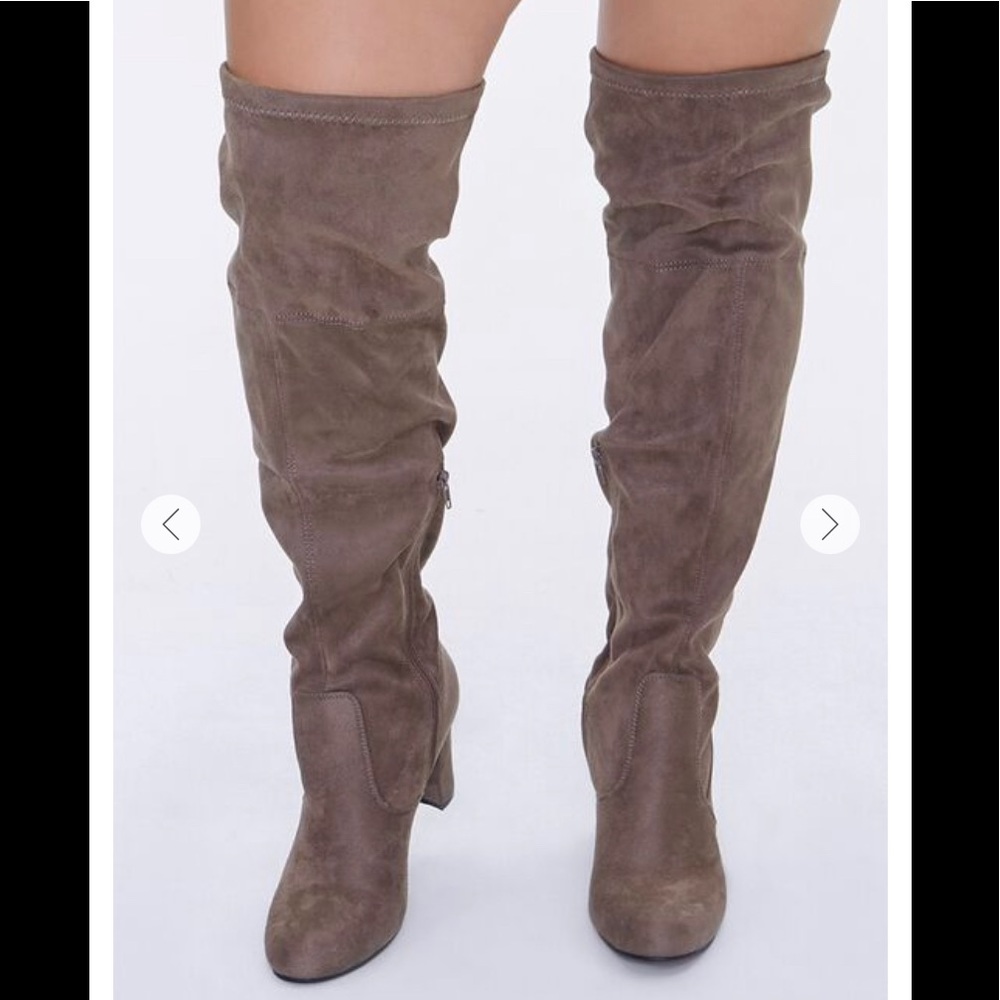F21 Wide Width Boots size 9W